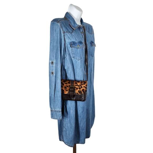 PATRICIA NASH ANIMAL PRINT CROSSBODY BAG "WITH FLAWS" - Picture 4 of 15